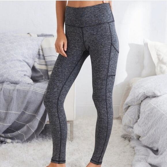 aerie Pants - Aerie Chill Play Move Legging Heather Gray Size Medium Long
